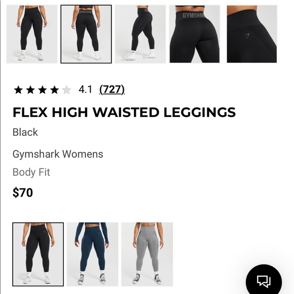 High waisted Gymshark Leggings - Picture 3 of 4